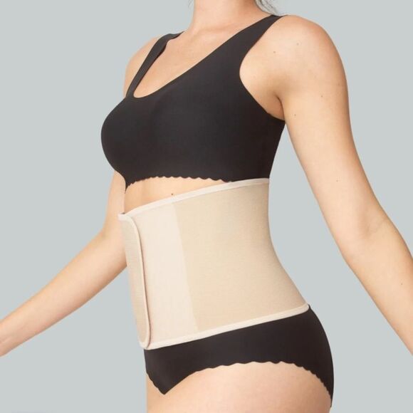 Belly Bandit by Ergobaby Postpartum Belly Wrap (Basics) in Nude Almond - Picture 3 of 6